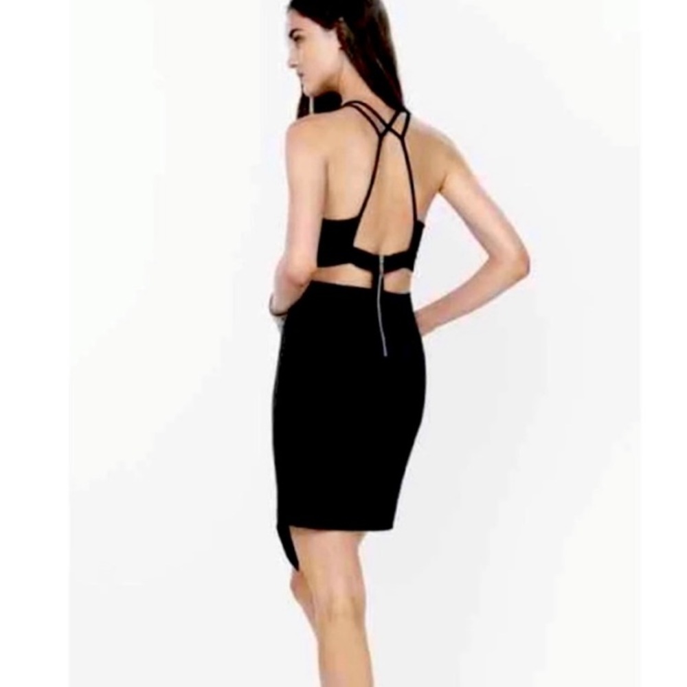 Express Strappy Black Dress